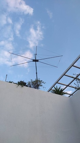 antenna partly up